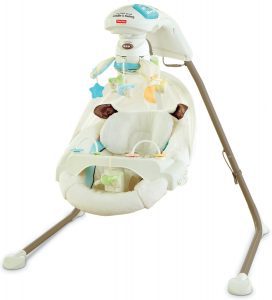 Fisher-Price My Little Lamb Cradle 'N Swing with AC Adapter