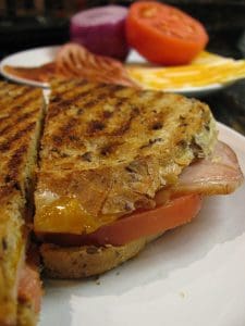 sandwich from the best panini press