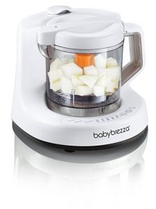 Baby Brezza Baby Food Maker Machine - One Step Steamer and Blender - Puree Baby Food For Pouches - Mixes Organic Food for Infants and Toddlers-min